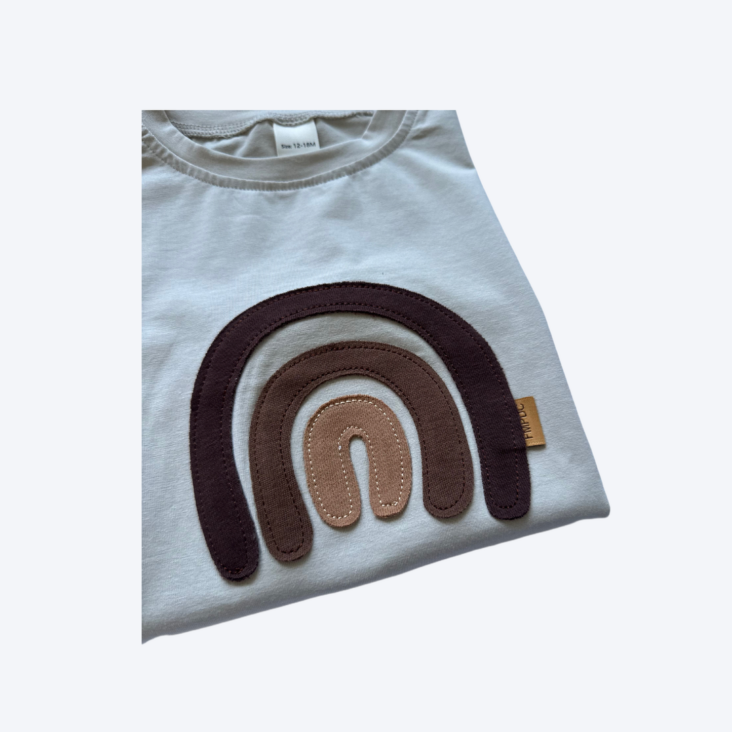 Brown rainbow shirt