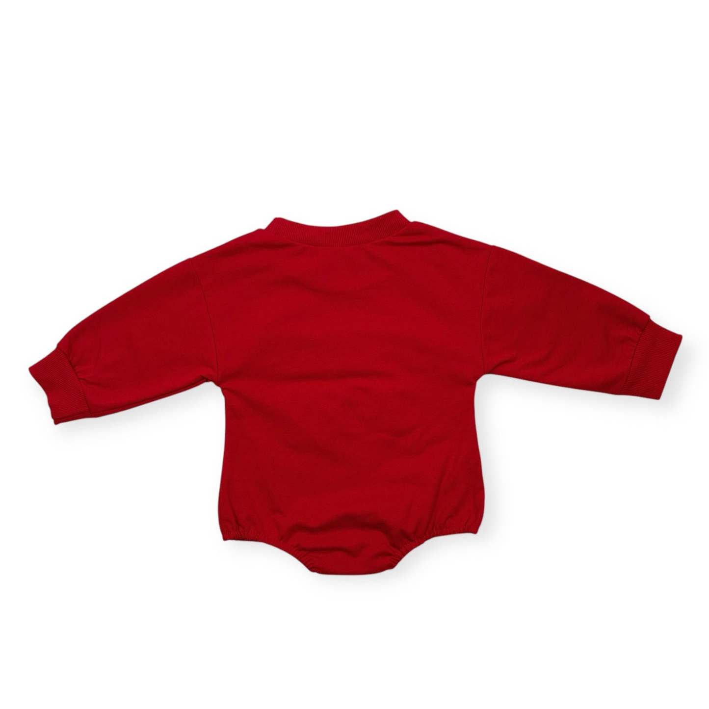 Baby Santa Baby Red Bubble Romper