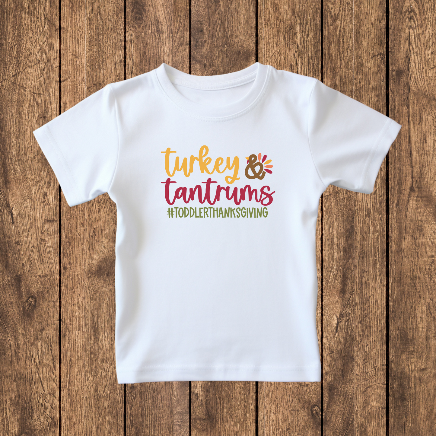 Turkey and Tantrums Thanksgiving T Shirts Unisex
