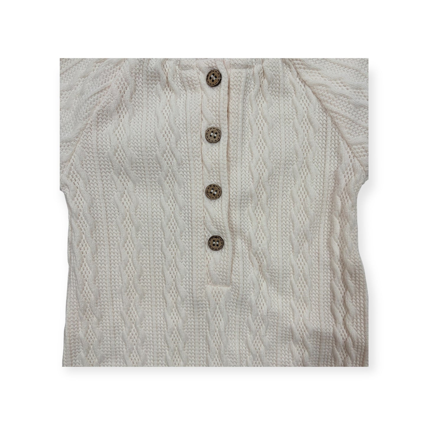 Button Design Long-sleeve Jumpsuit