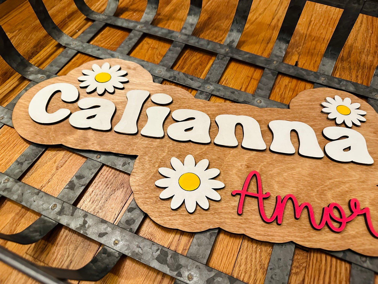 Personalized Daisy Name Sign