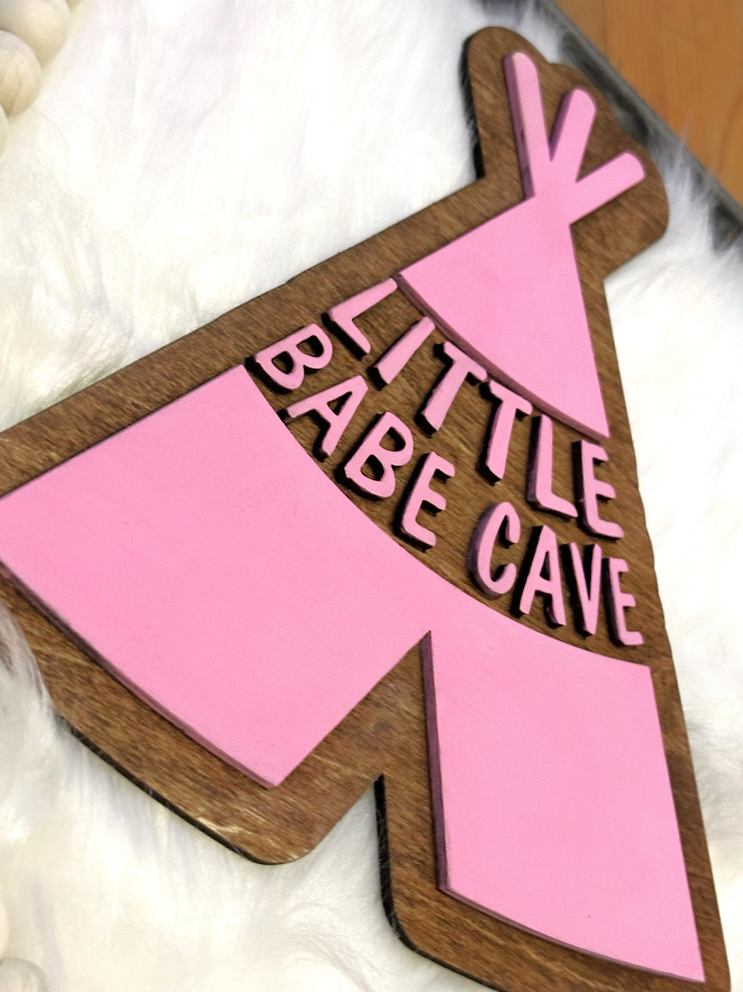 Little Babe/Man Cave Teepee Sign