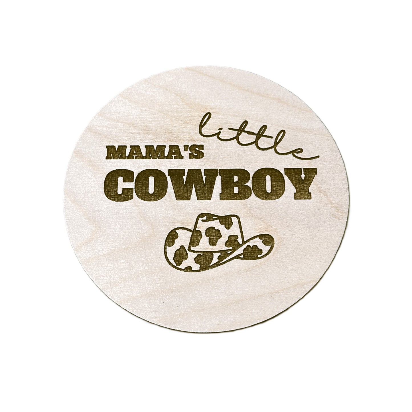 Cowboy/Cowgirl Baby Milestones Set