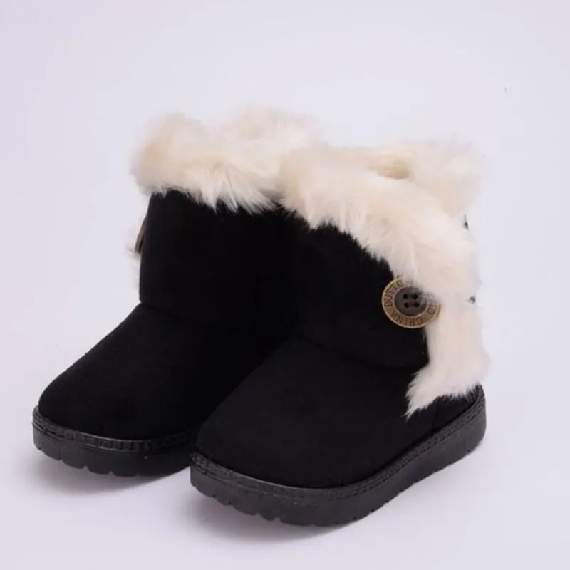 Faux Fur Lined Suede Boots
