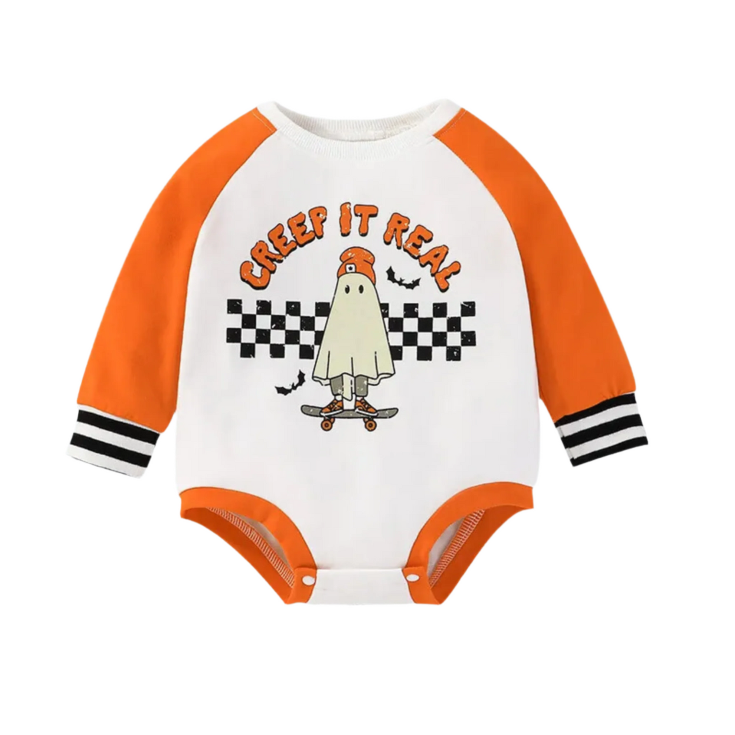 Creep it real Halloween romper