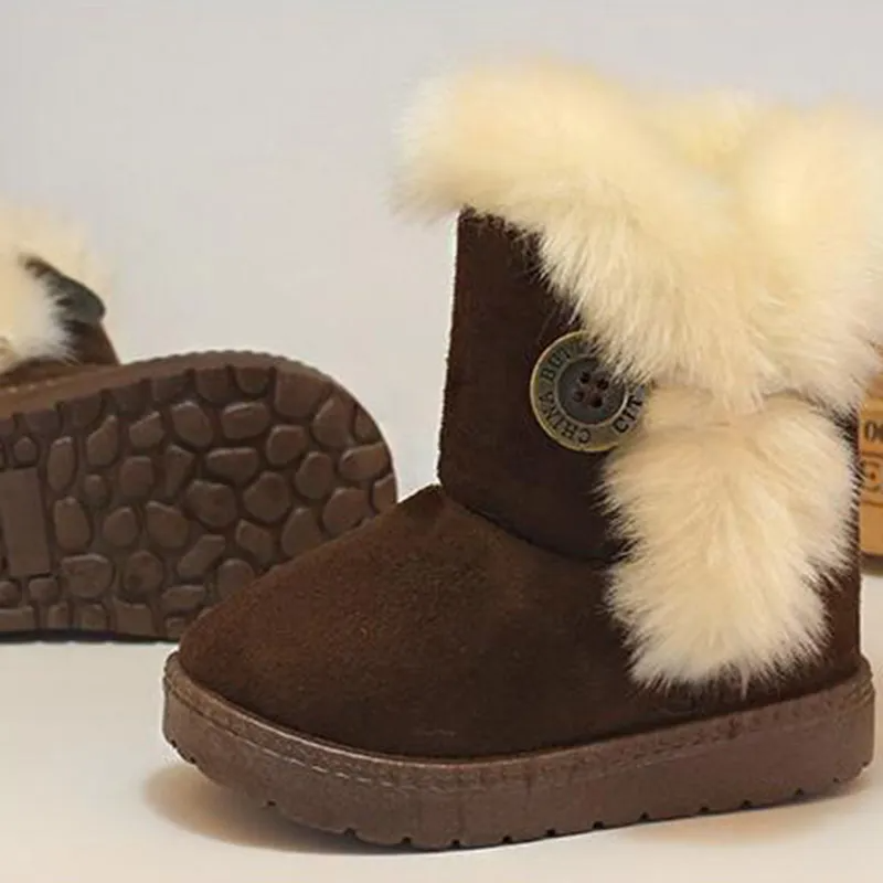 Faux Fur Lined Suede Boots