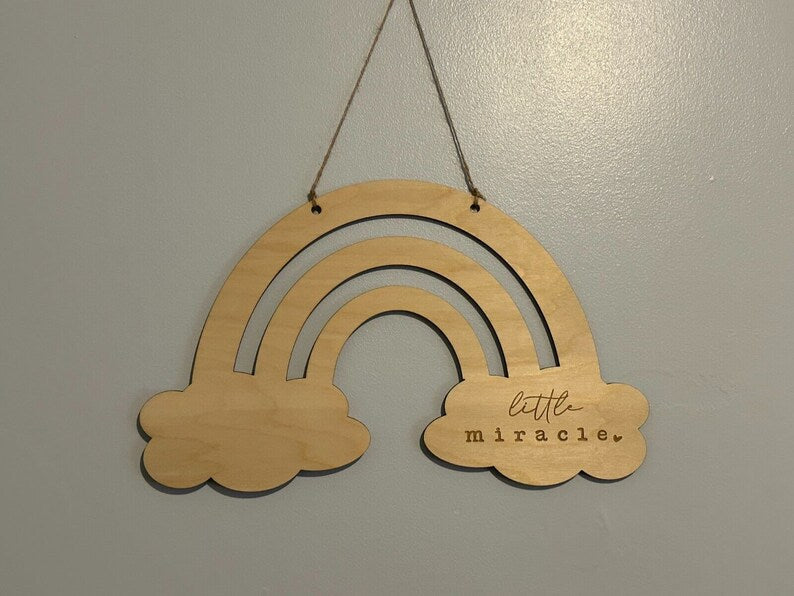 Little Miracle Rainbow Sign