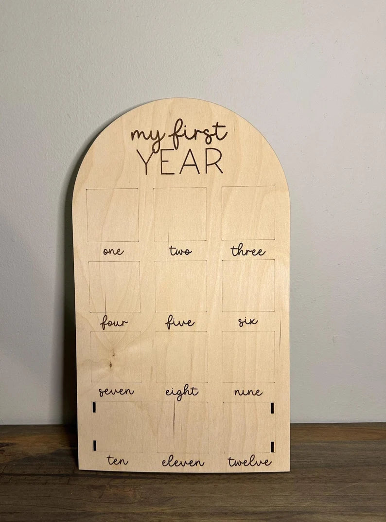 My First Year Photo Board