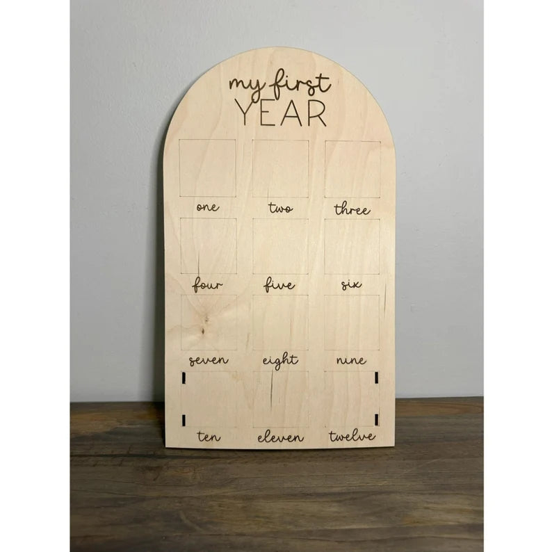 My First Year Photo Board