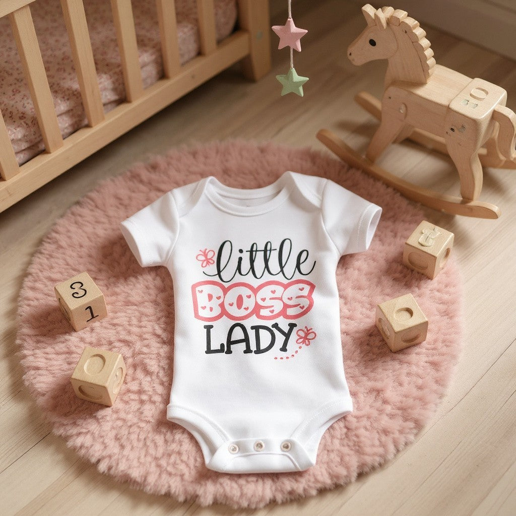 Baby girl bodysuit Little Boss Lady