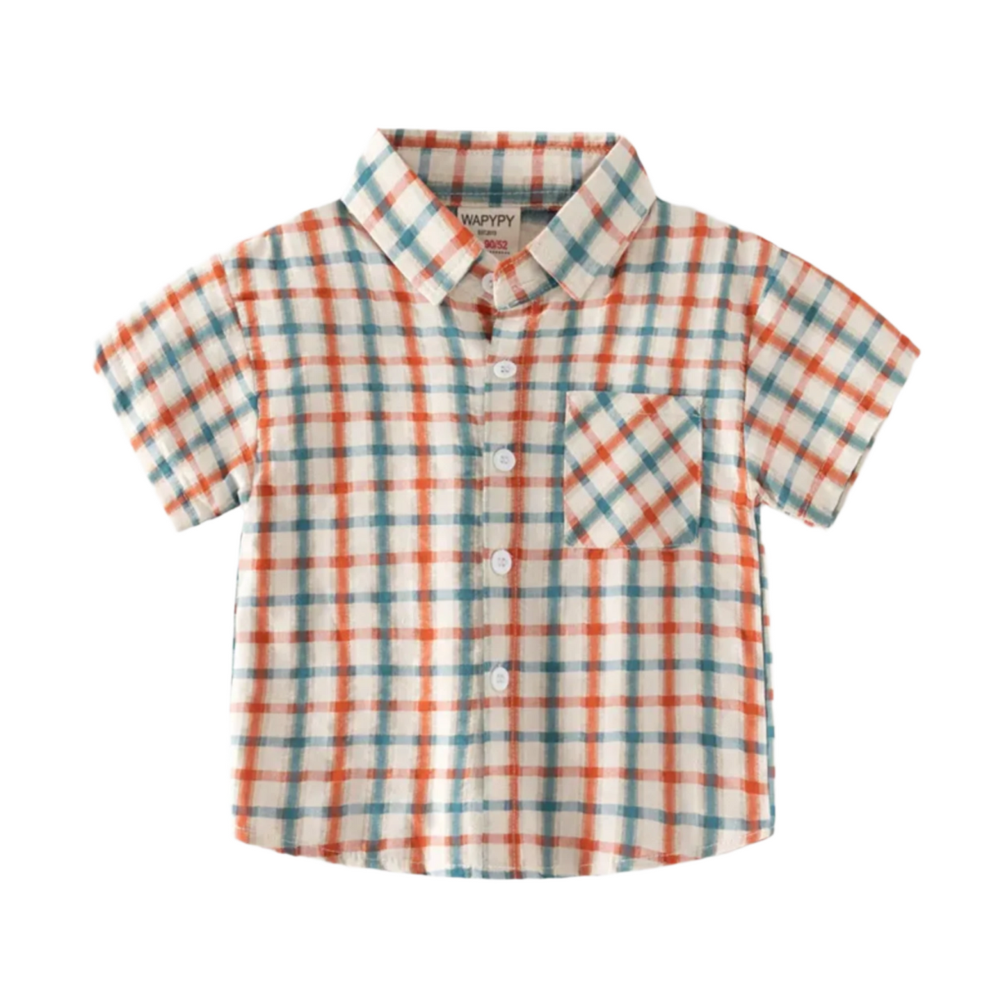 Boys Short Sleeve Button Up Shirt