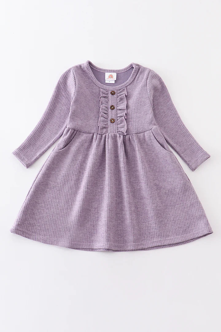 Lavender Dress With Pockets