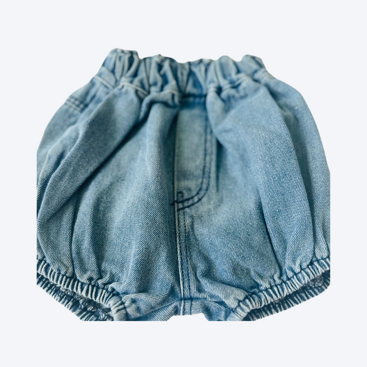 Baby Denim Bloomer Shorts