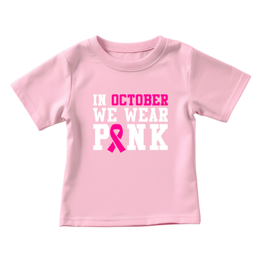In October We Wear Pink TShirt