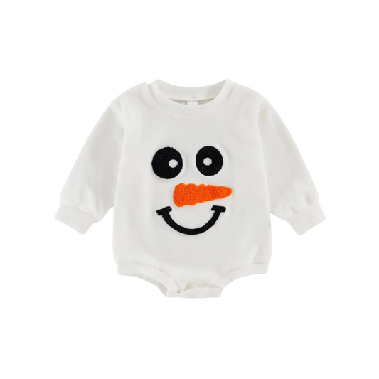 Baby Snowman Bubble Romper