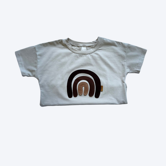 Brown rainbow shirt