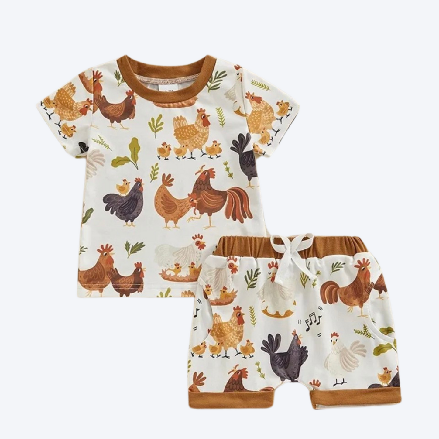 Rooster short set