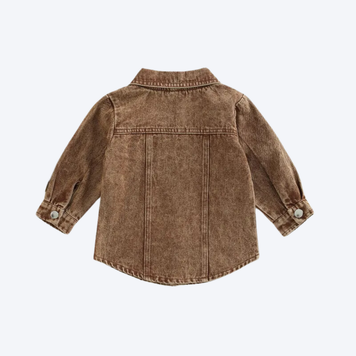 Toddler Brown Denim Shirt Jacket