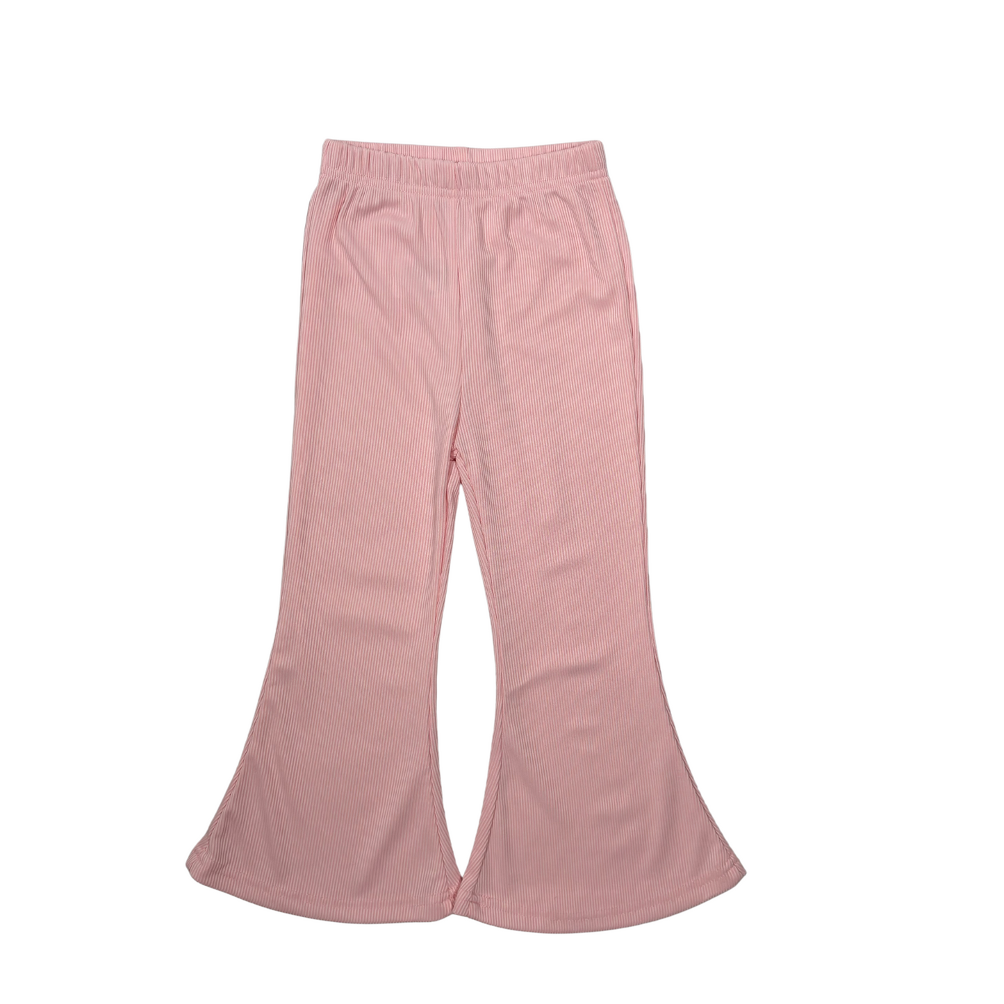 Girls Pink Flared Pant Set