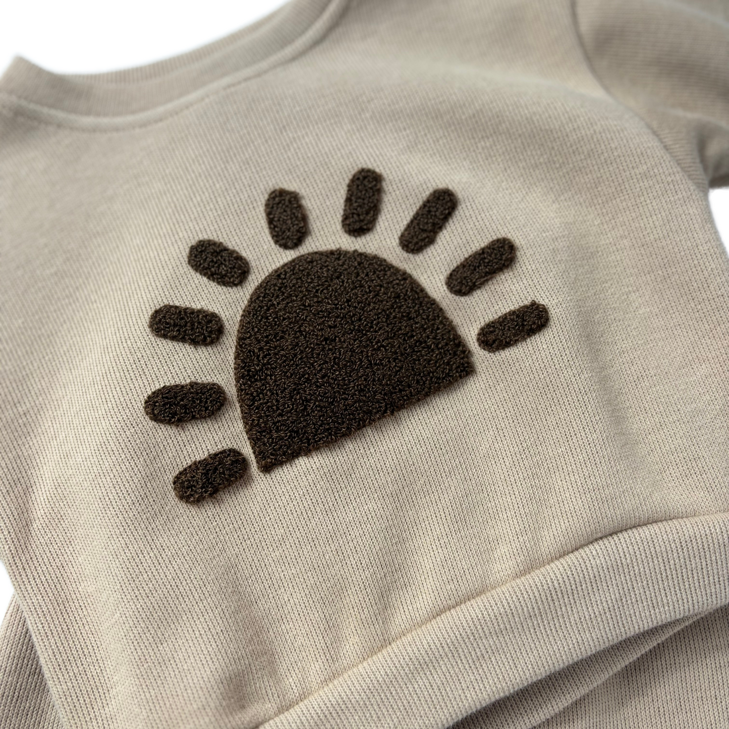 Embroidered Sun Jogging Suit