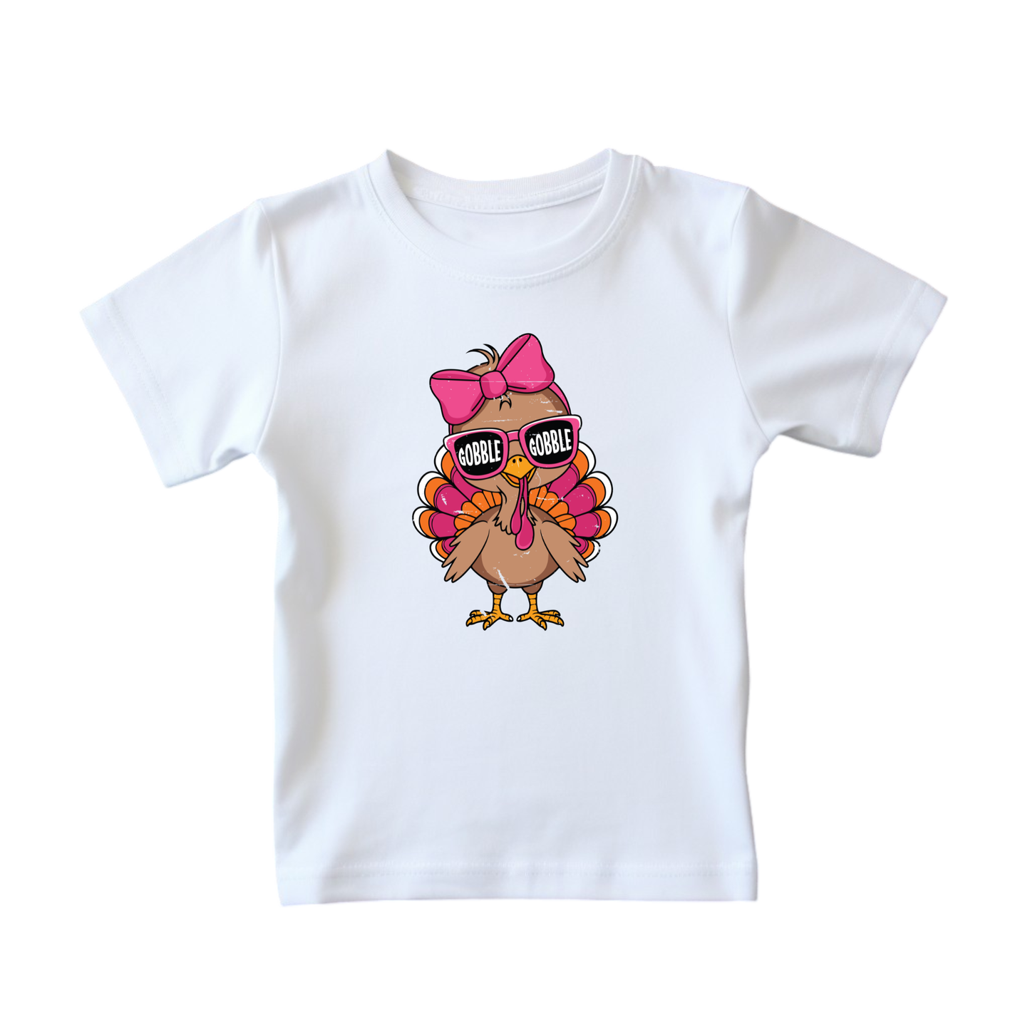 Cool Turkey Girl Thanksgiving T Shirt