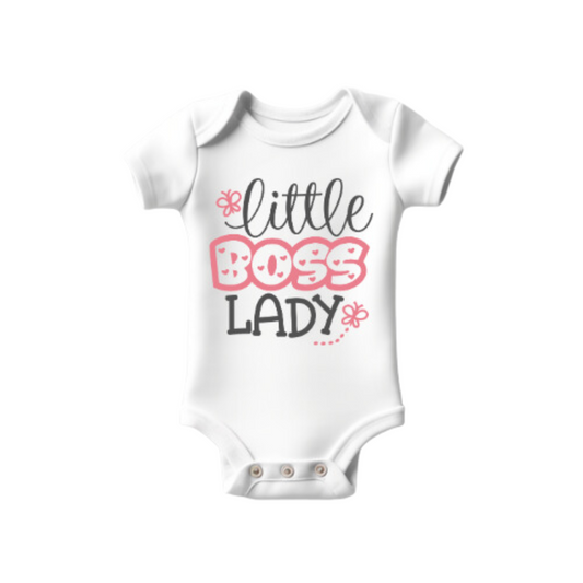 Baby girl bodysuit Little Boss Lady
