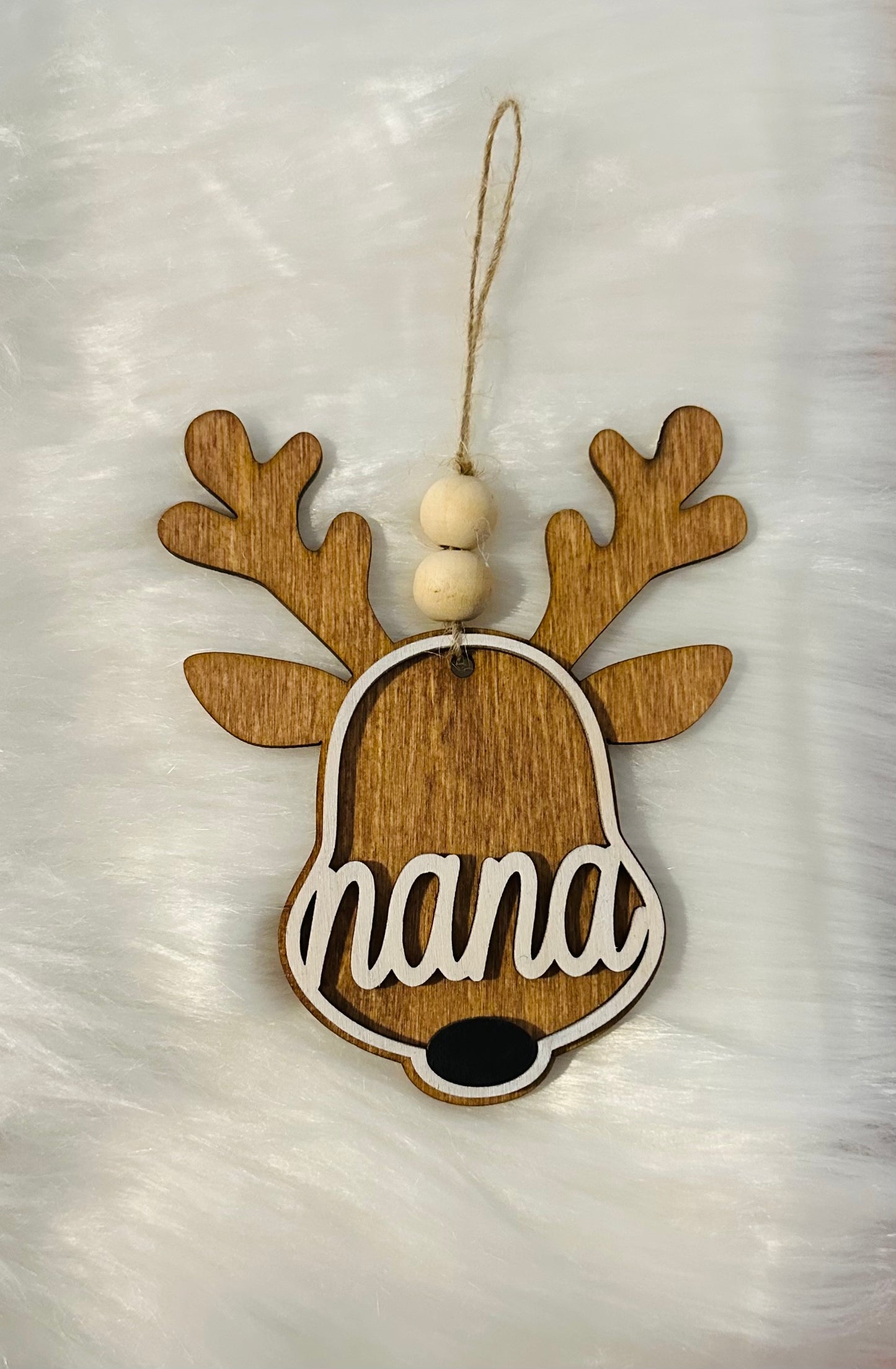 Custom Reindeer Ornament