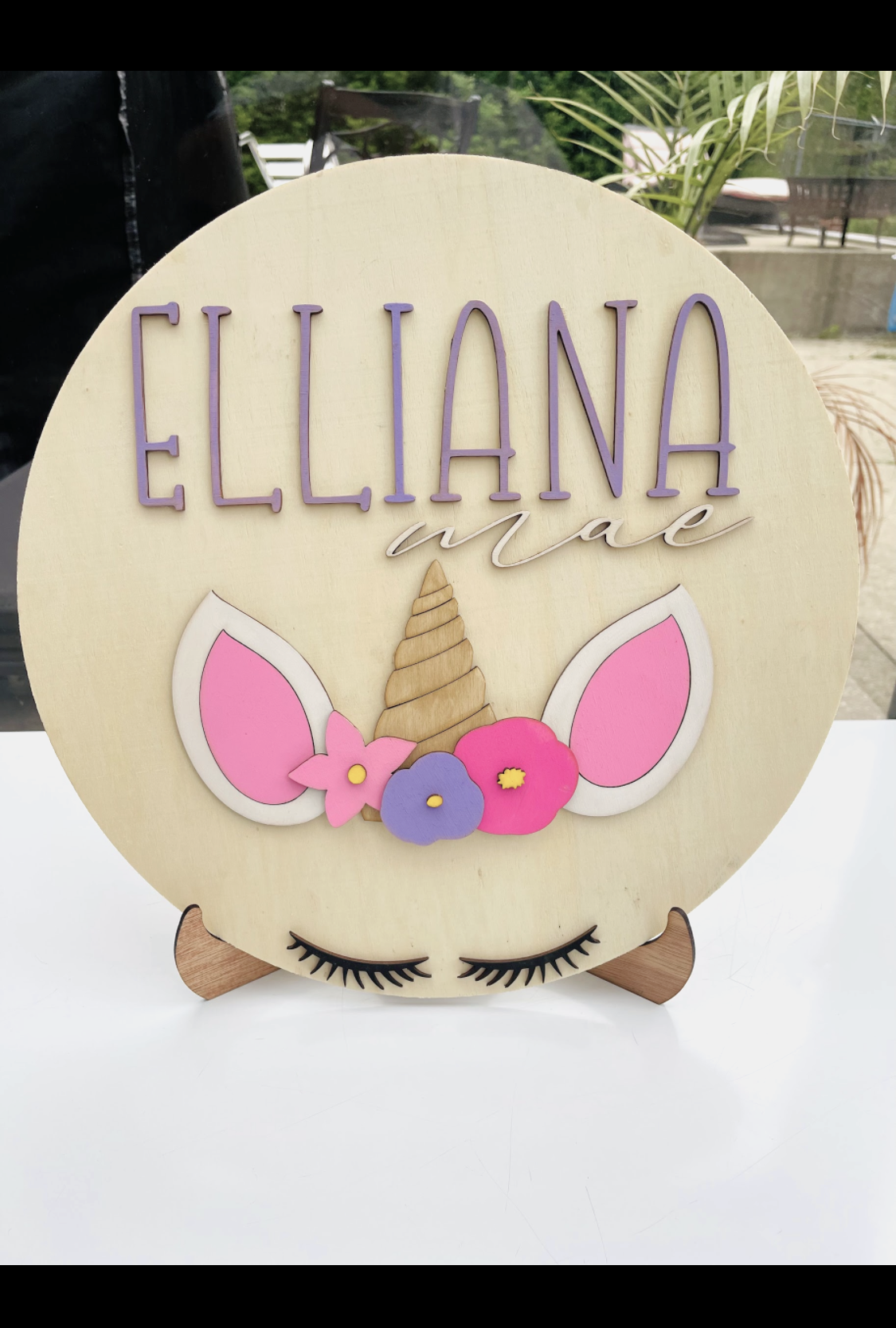 Unicorn Personalized Name Sign