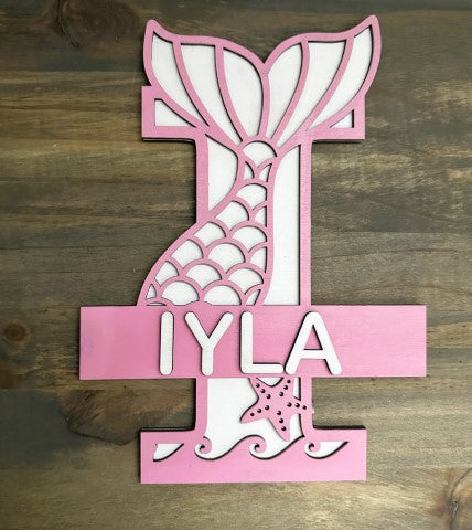 Custom Mermaid Monogram