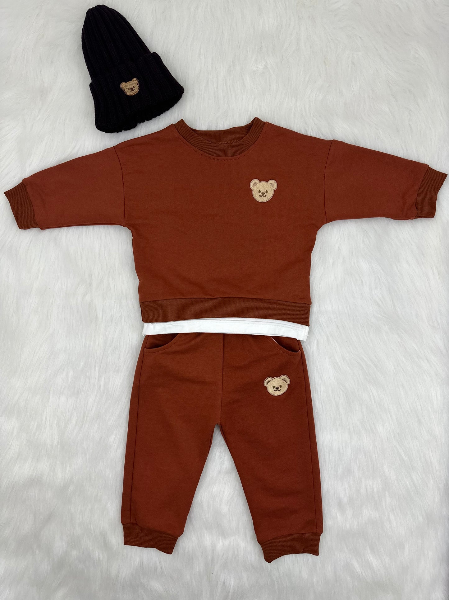 Sweat Suit With Matching Hat