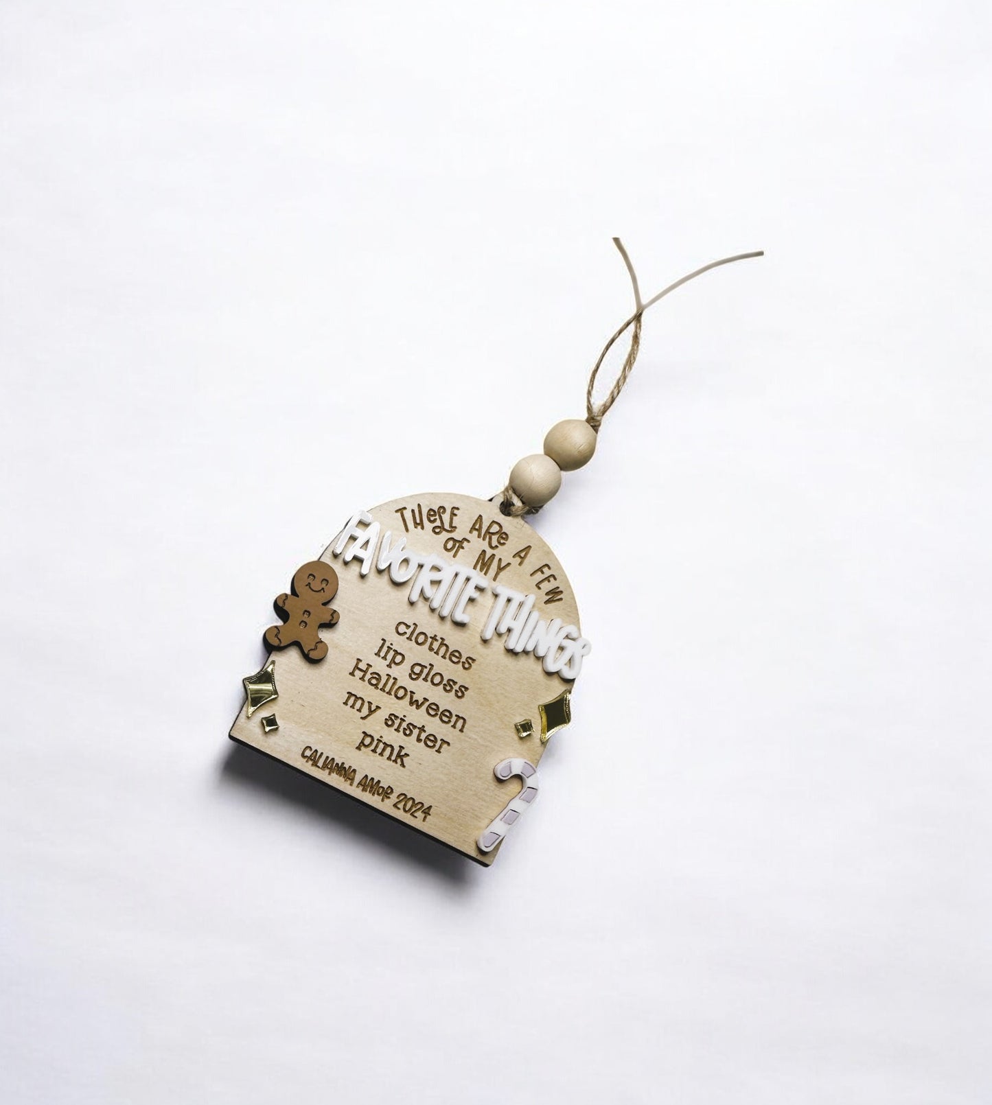 Personalized A Few of My Favorite Things Ornament