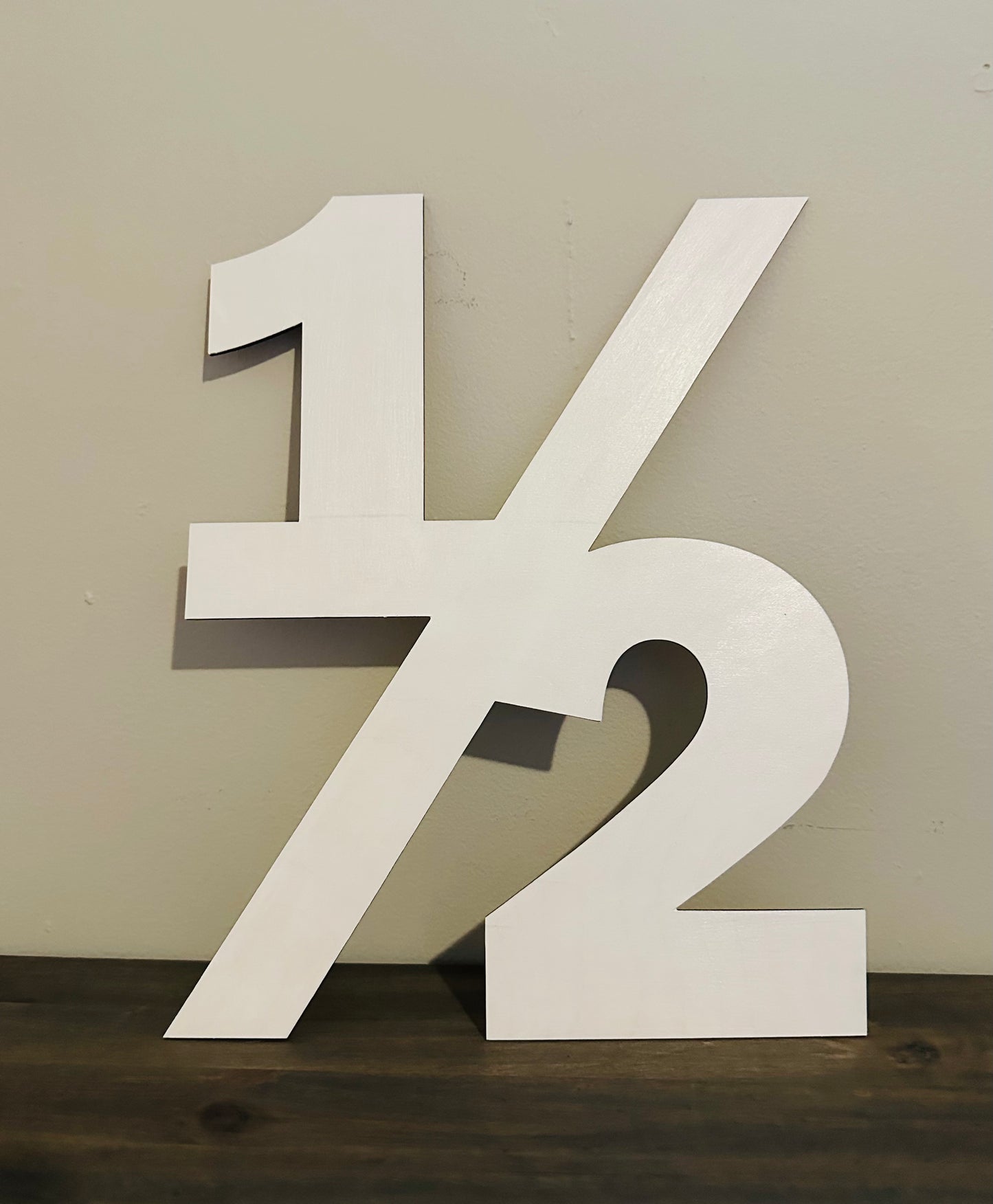 Wooden Half Birthday Sign