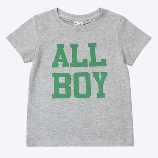 All Boy Grey Toddler T-shirt