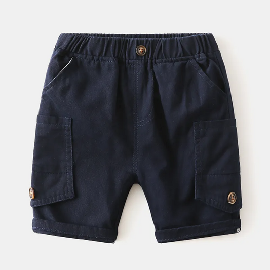 Toddler Navy Cargo Shorts