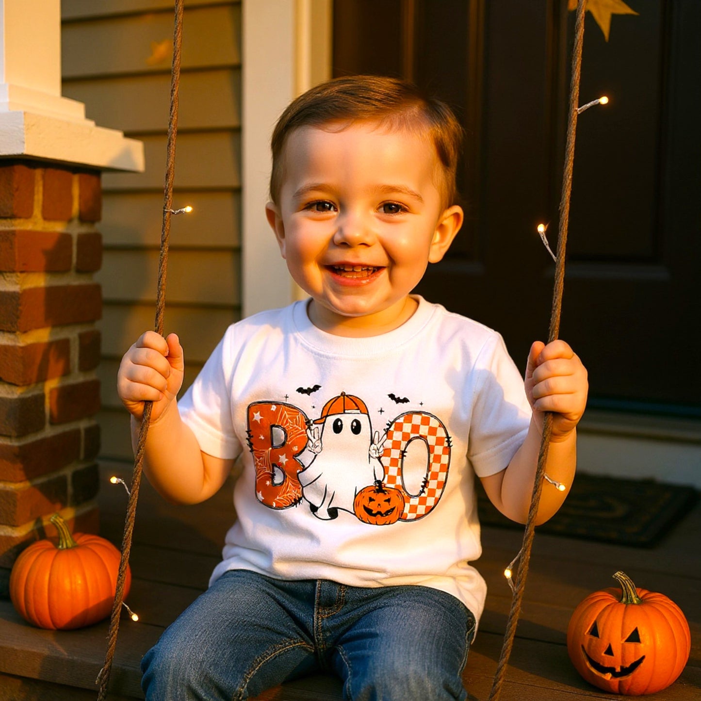 Personalized Boy BOO T-shirt