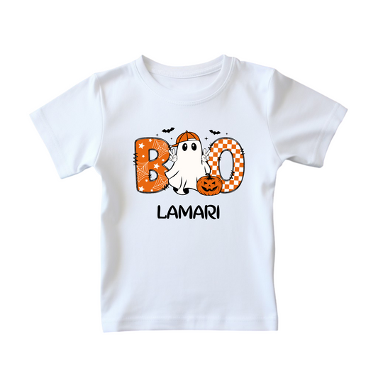 Personalized Boy BOO T-shirt