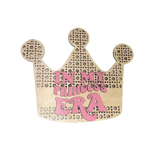 Princess Era Crown Rattan Sign