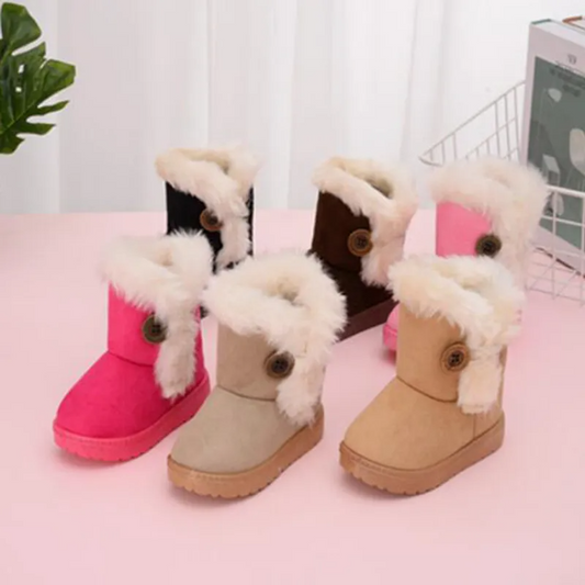 Faux Fur Lined Suede Boots