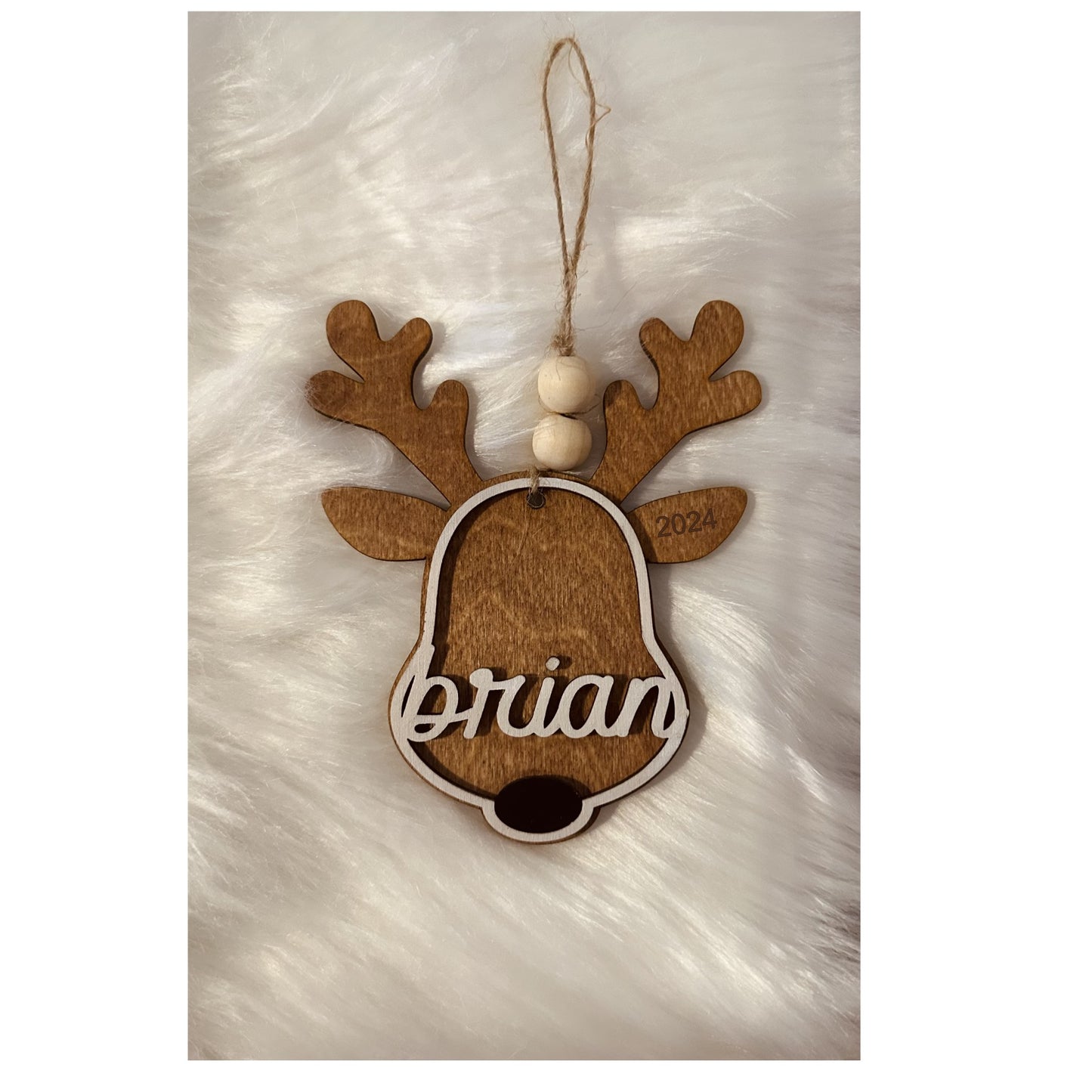 Custom Reindeer Ornament