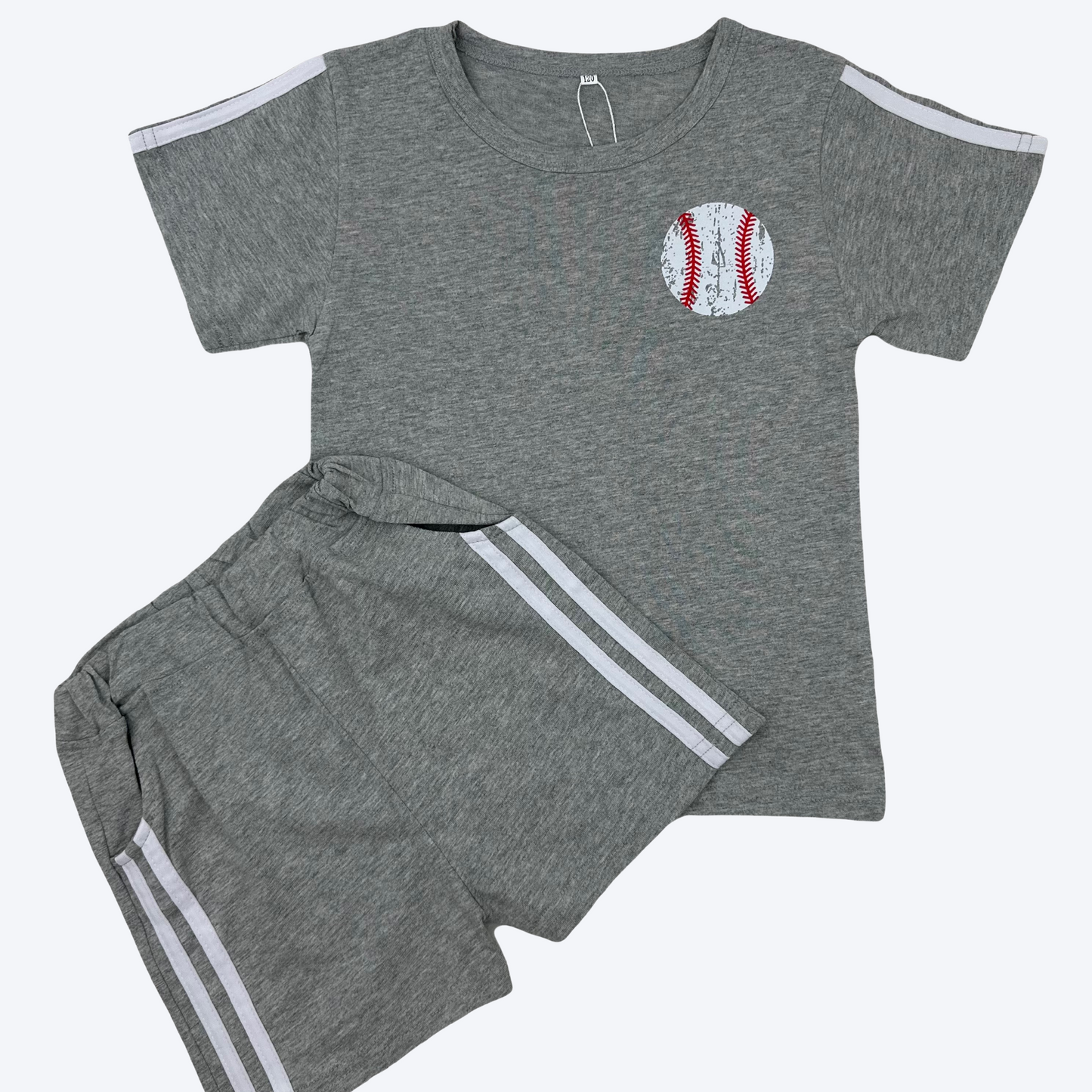 Toddler Boy Distressed Baseball Set