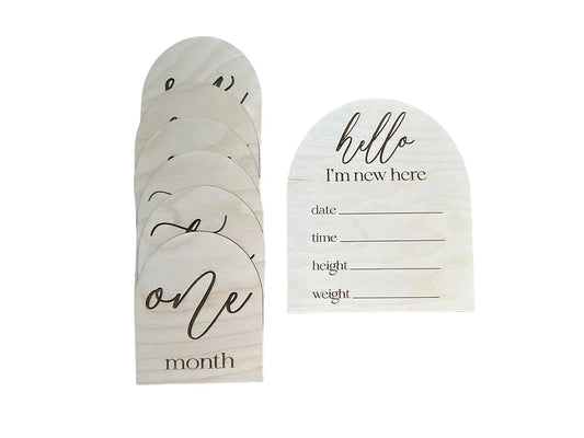 Custom Arch Baby Milestones