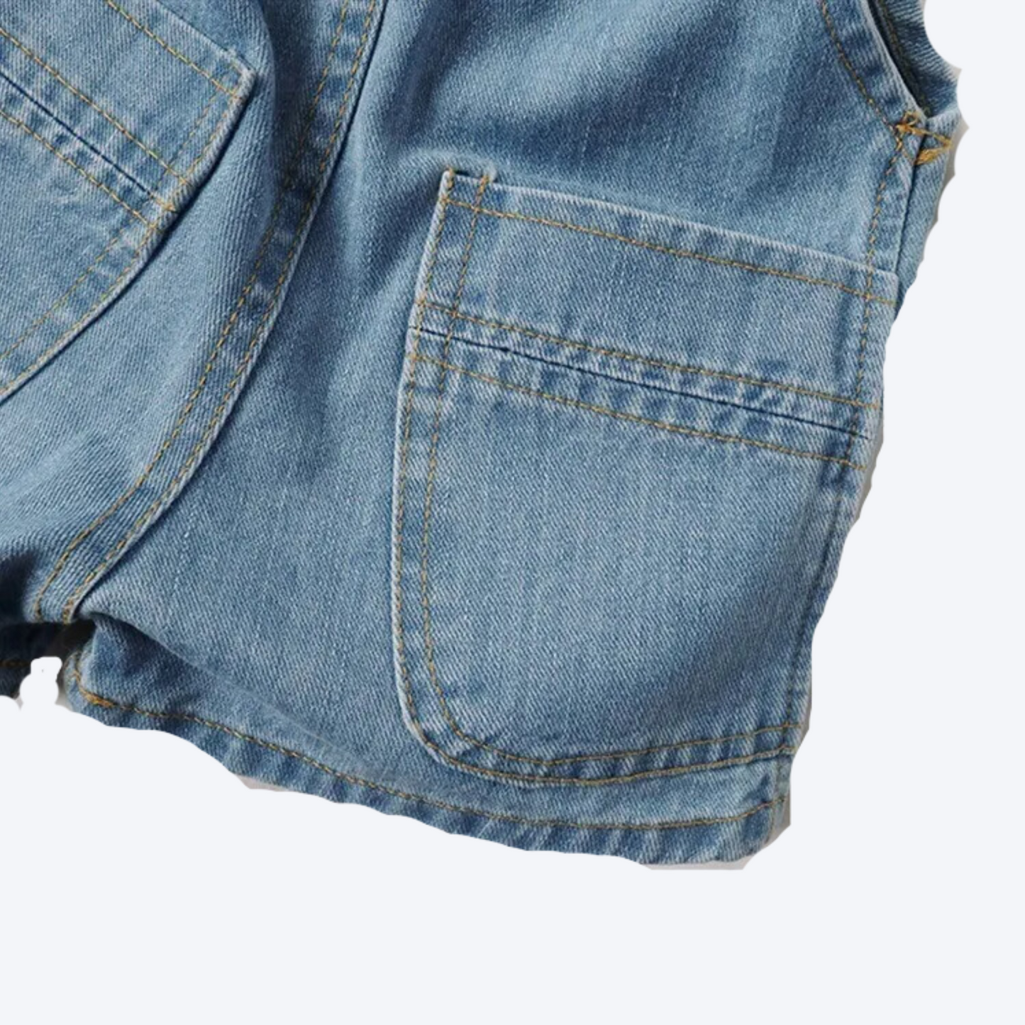 Toddler Unisex Denim Overalls