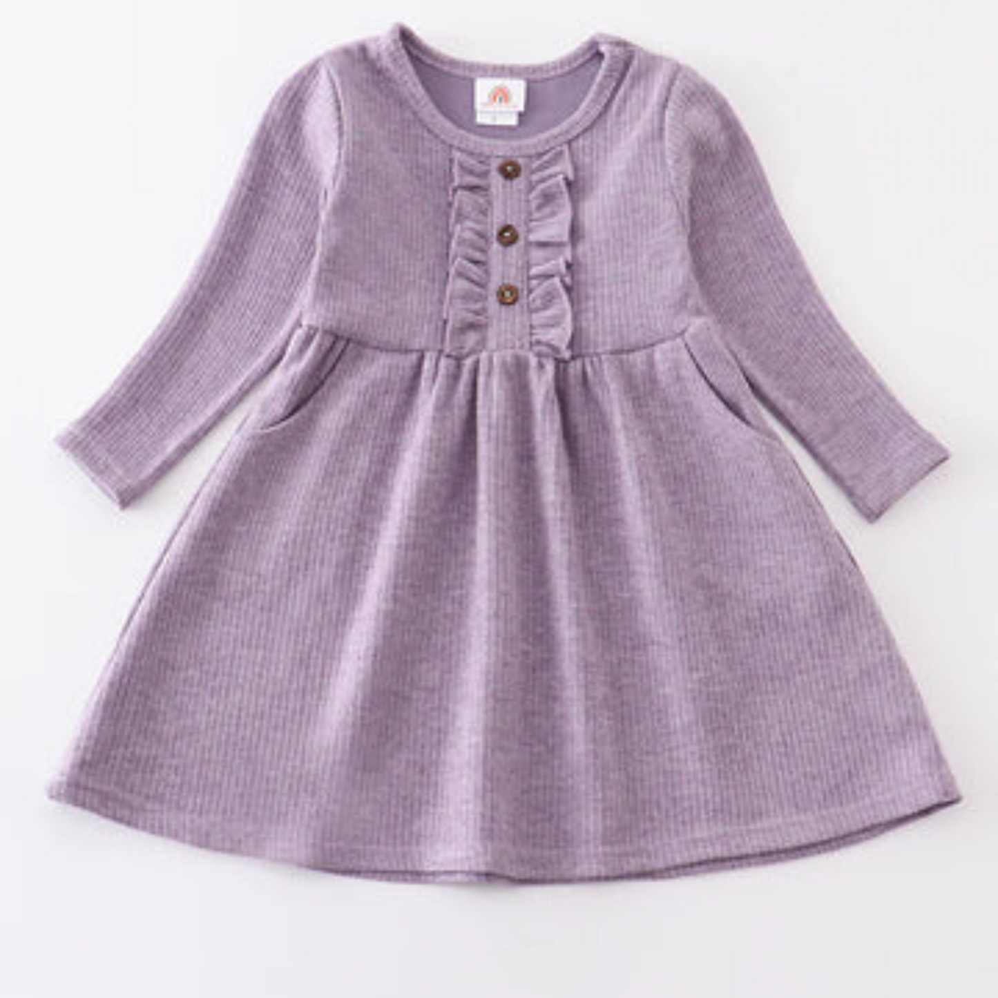 Lavender Dress With Pockets