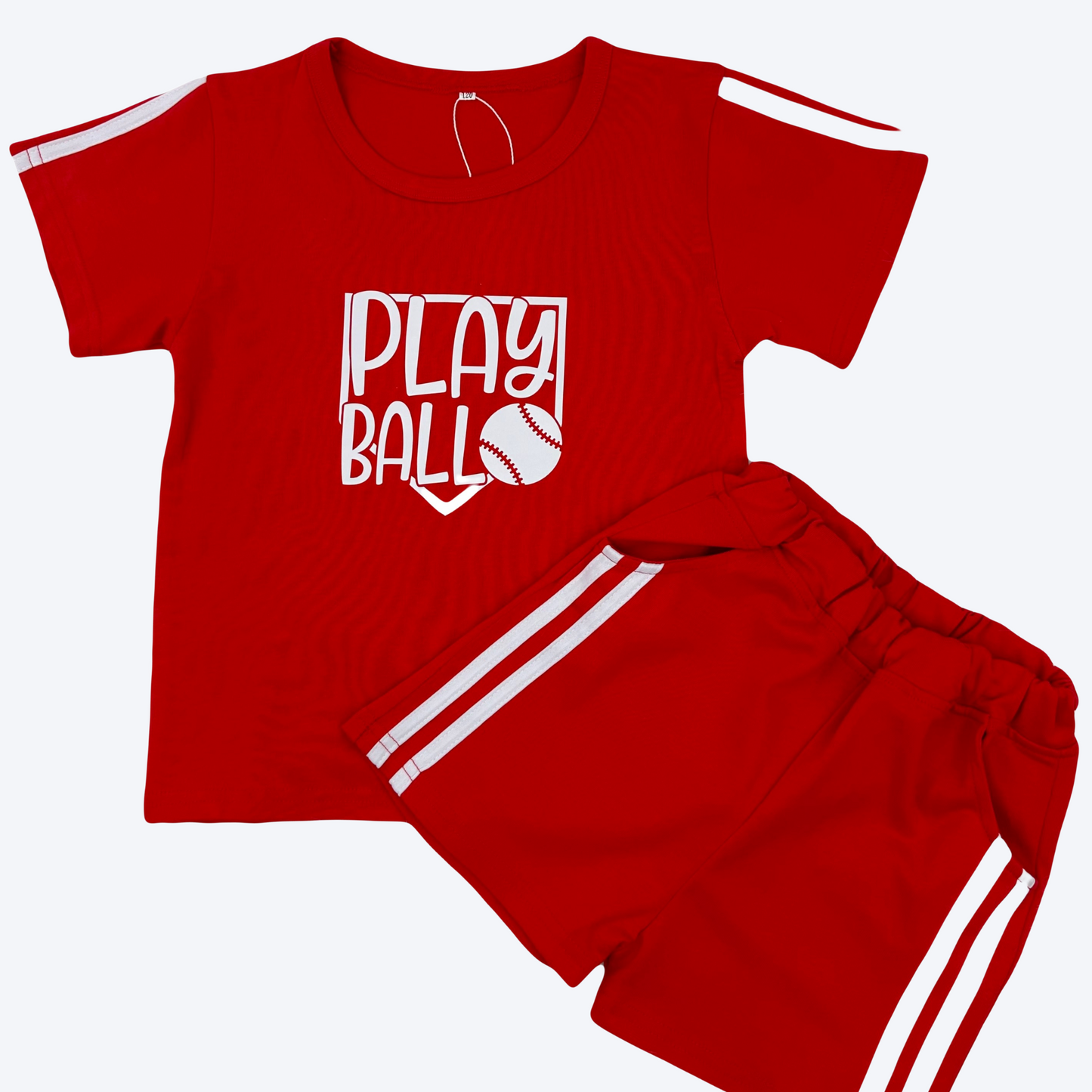 Play Ball Red Short Set