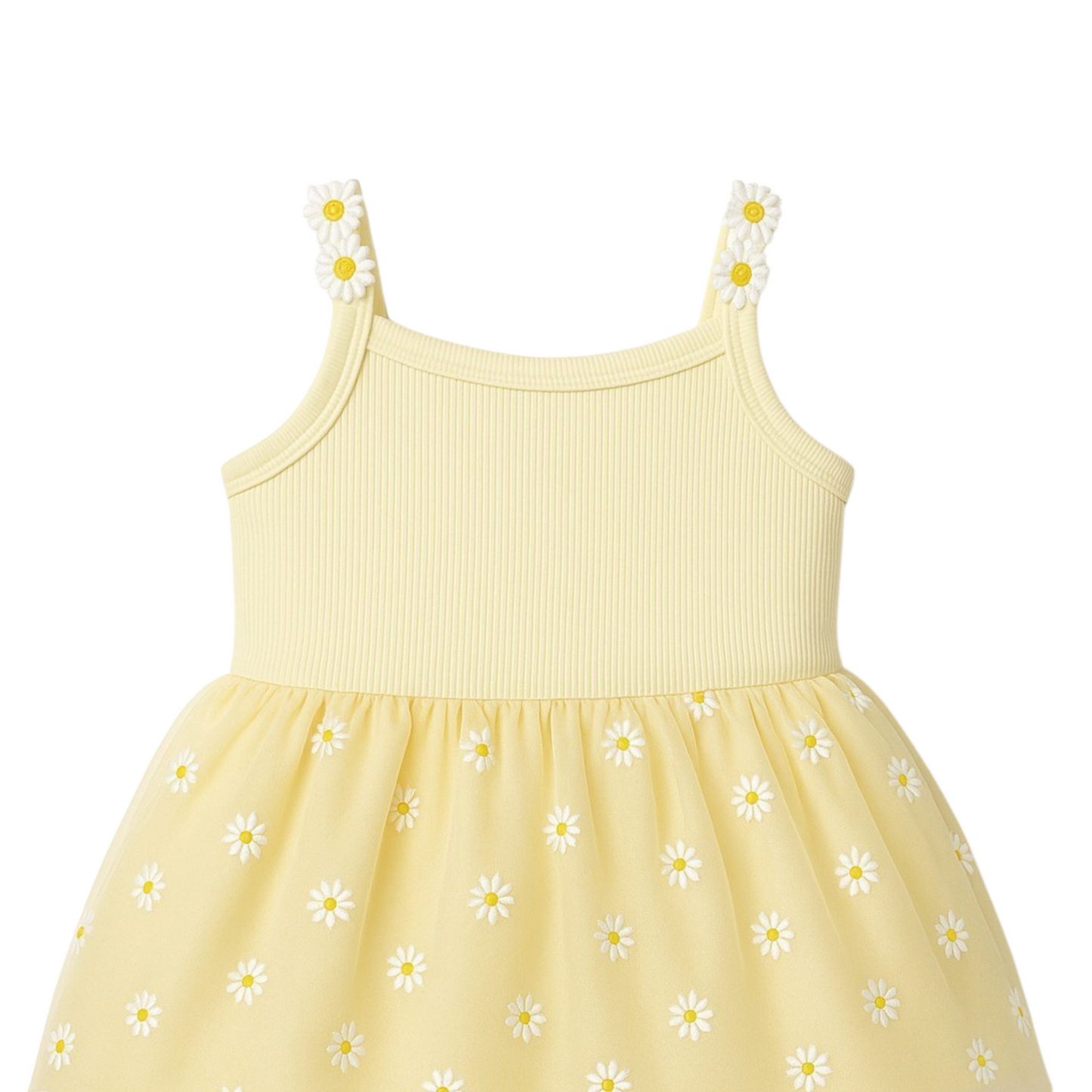 Yellow Daisy Tulle Dress