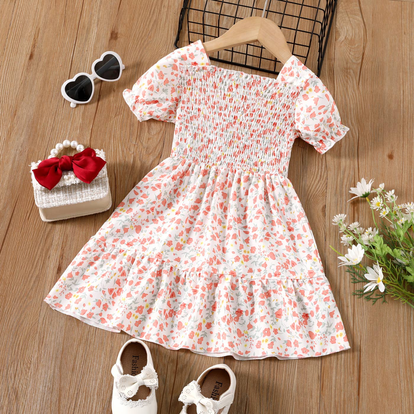 Floral Smocked Dress